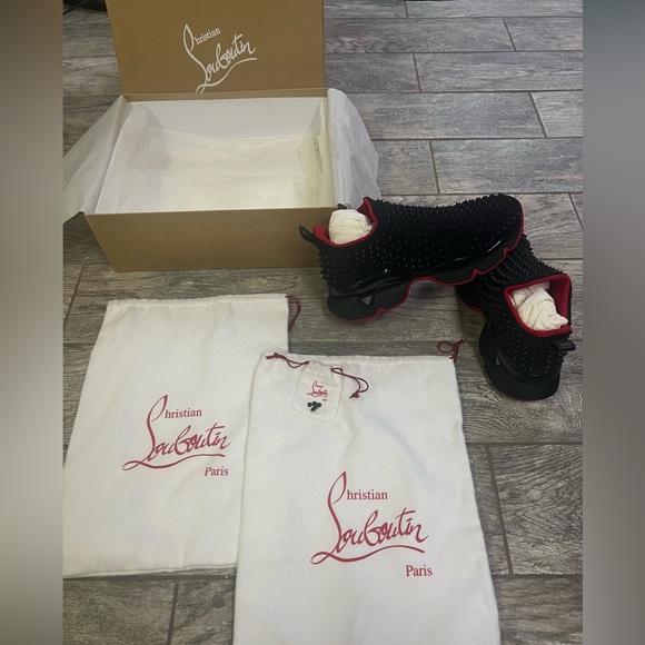 Christian Louboutin spike sock low top sneakers - Picture 4 of 7